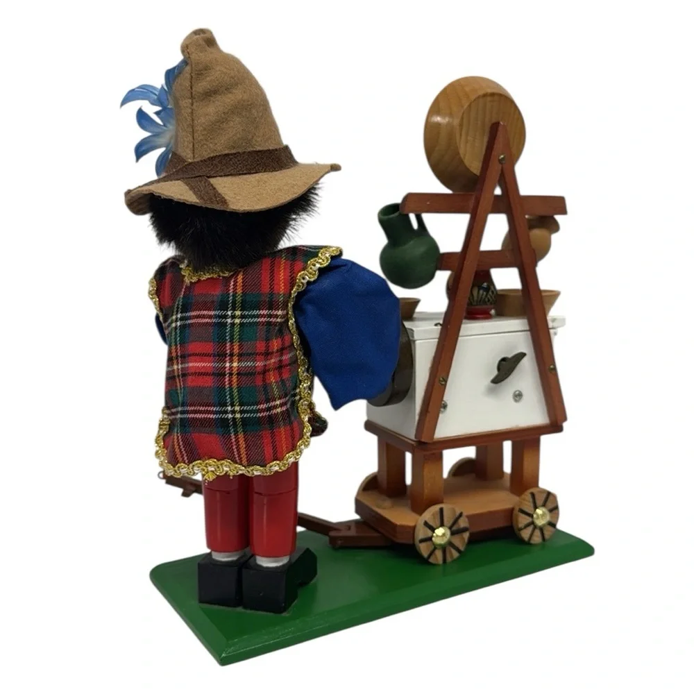 VTG Steinbach Volkskunst SMOKER German Musical Food Pottery Peddler Nutcracker
